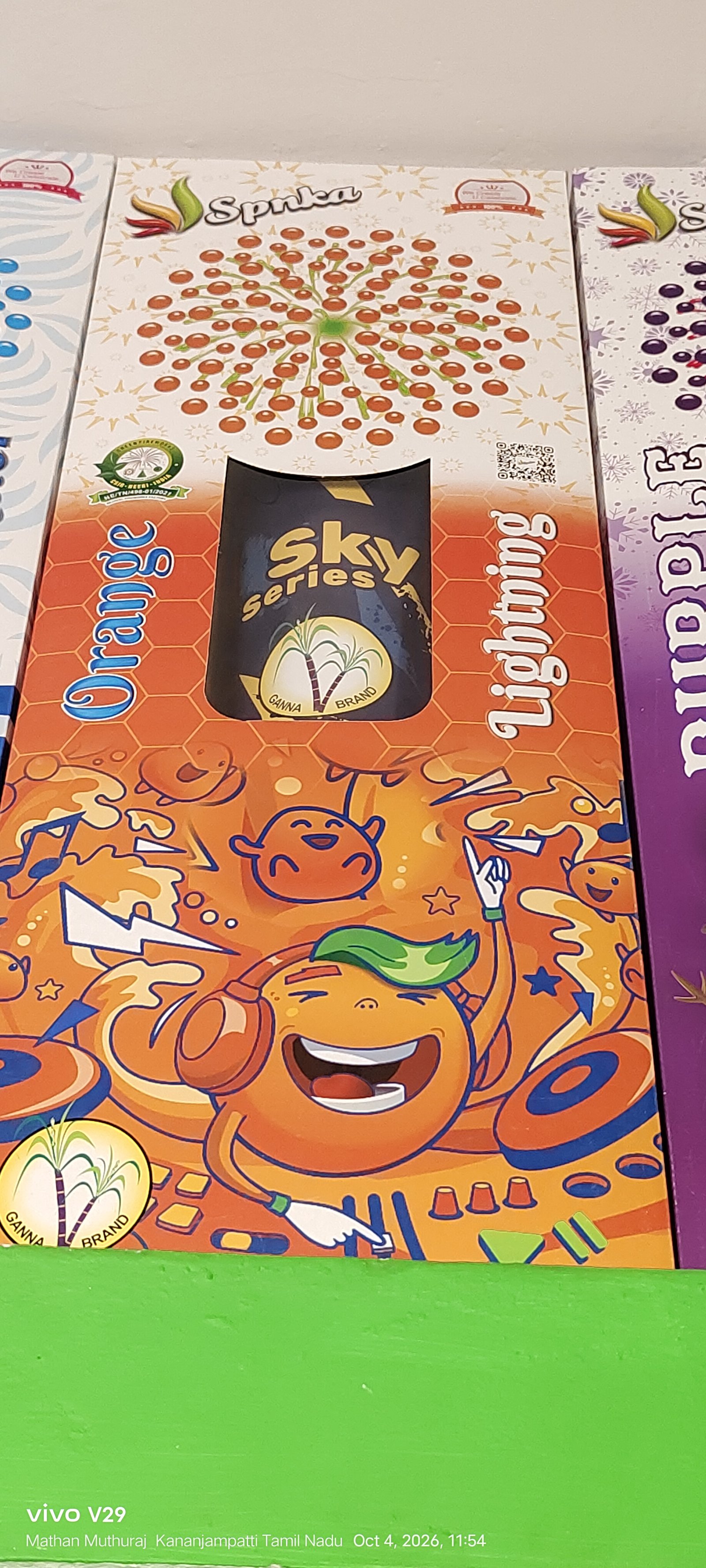 Orange Lightning