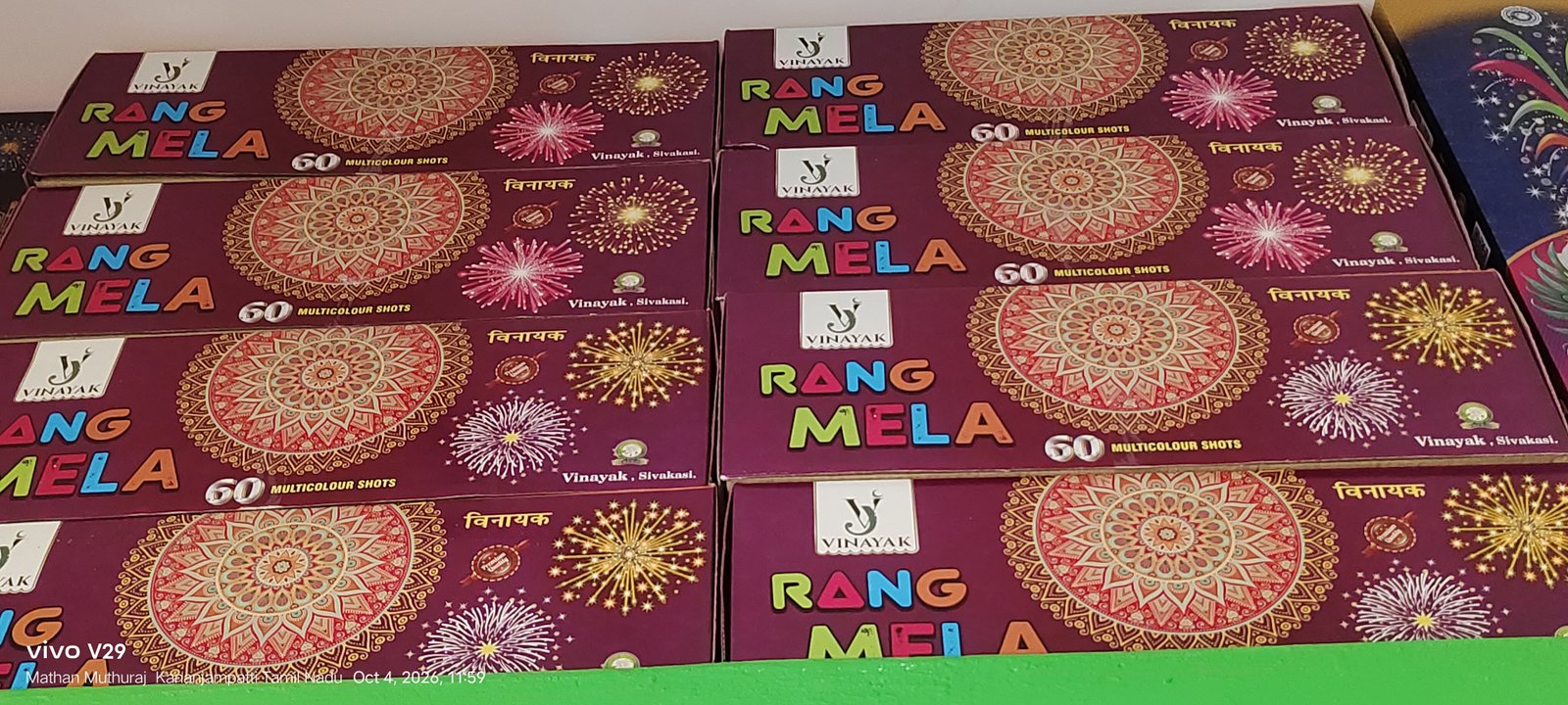 60 shot multi colour